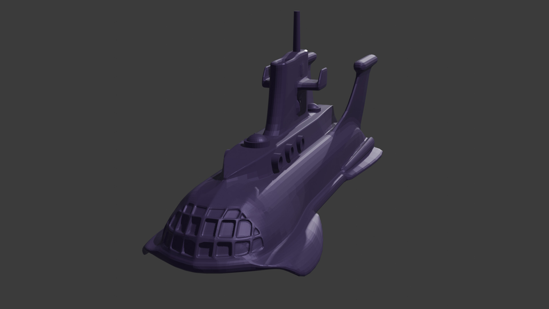 Submarine Toy 3D print model_6
