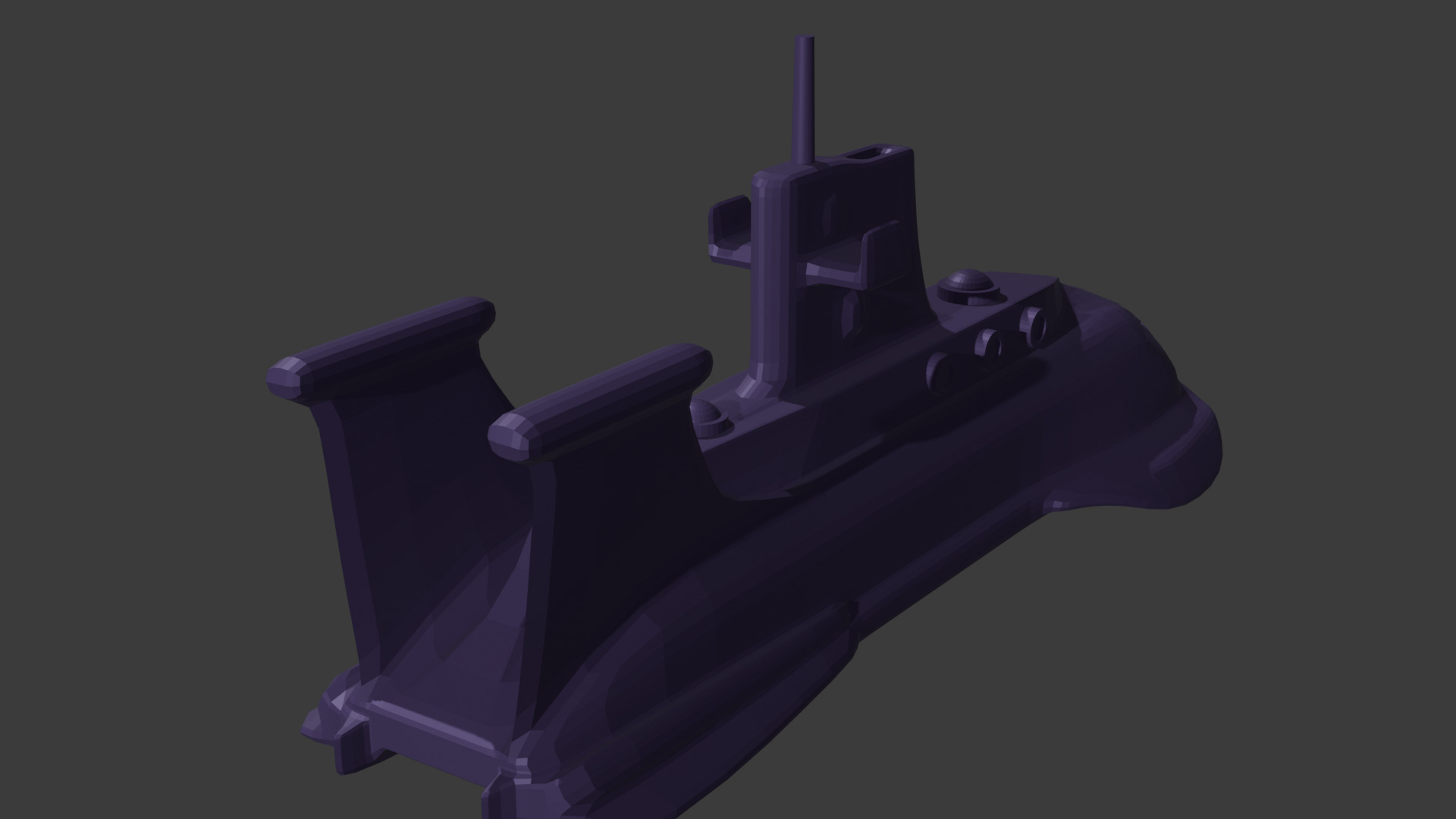 Submarine Toy 3D print model_2