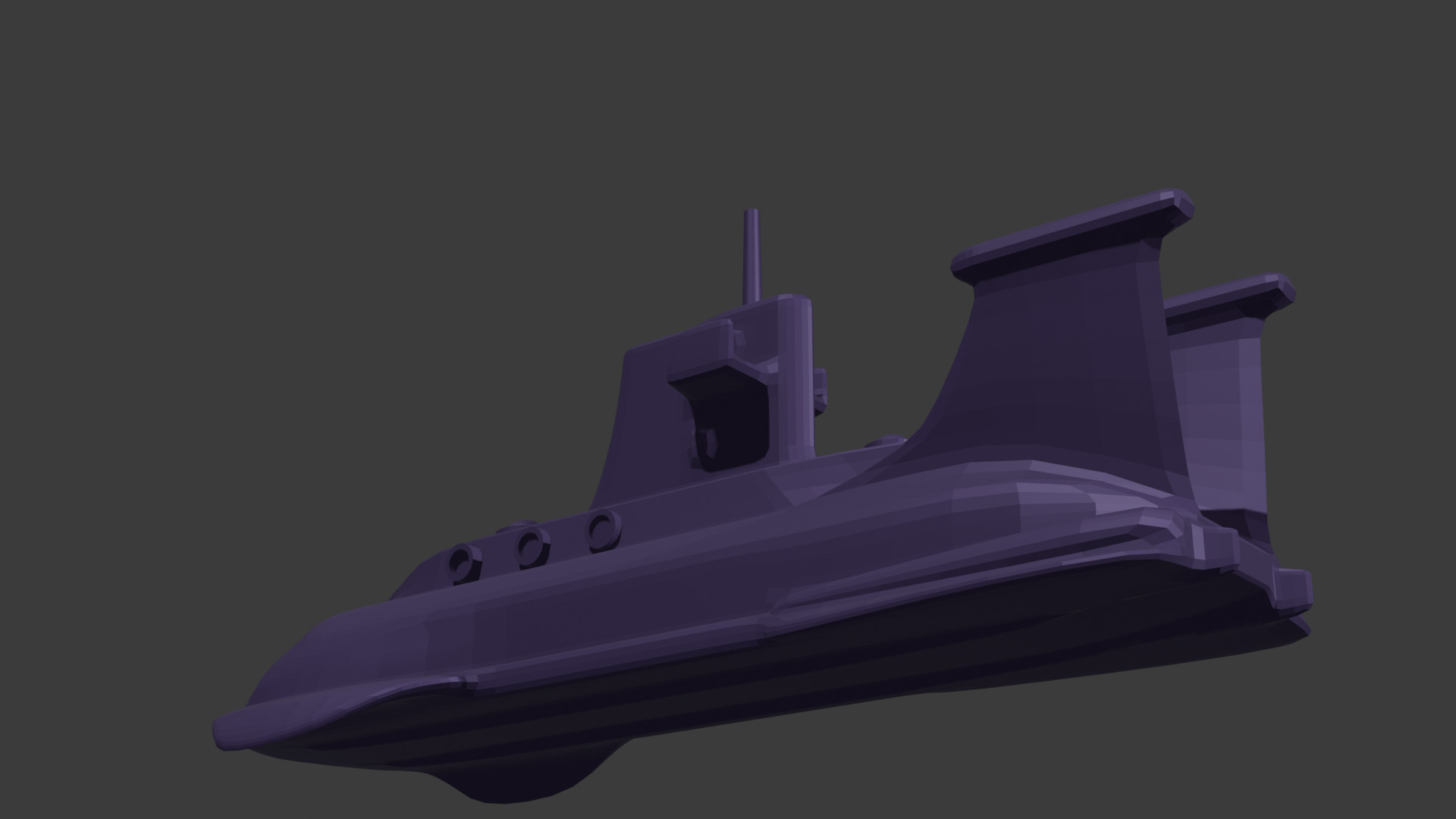 Submarine Toy 3D print model_9