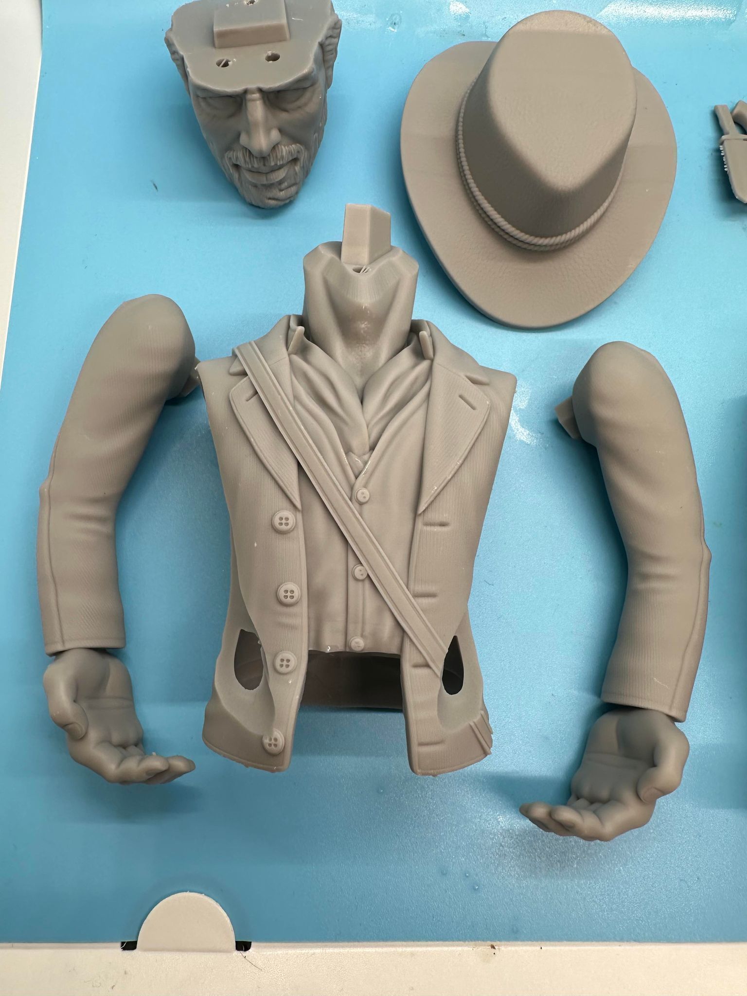 Arthur Red Dead Redemption joystick holder 3D print model_11