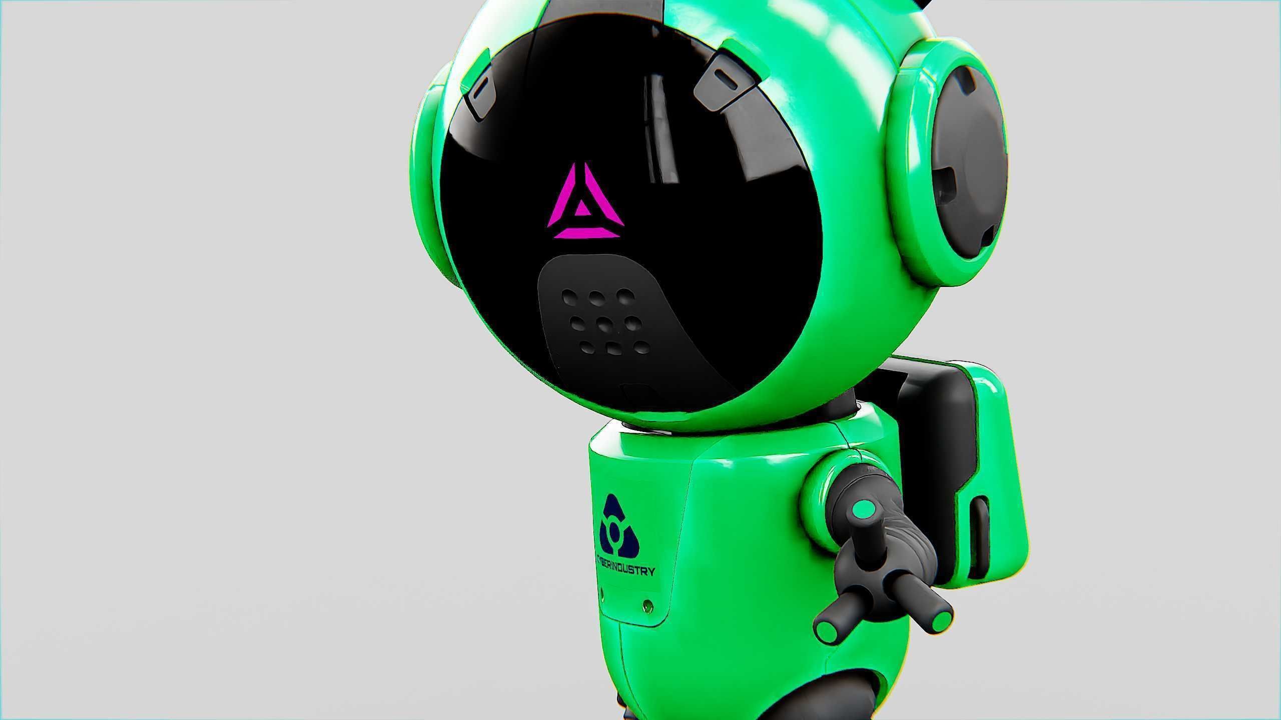 TOON BOT ECHO Rigged for Unreal Engine - Unity - MIXAMO 3D model_18