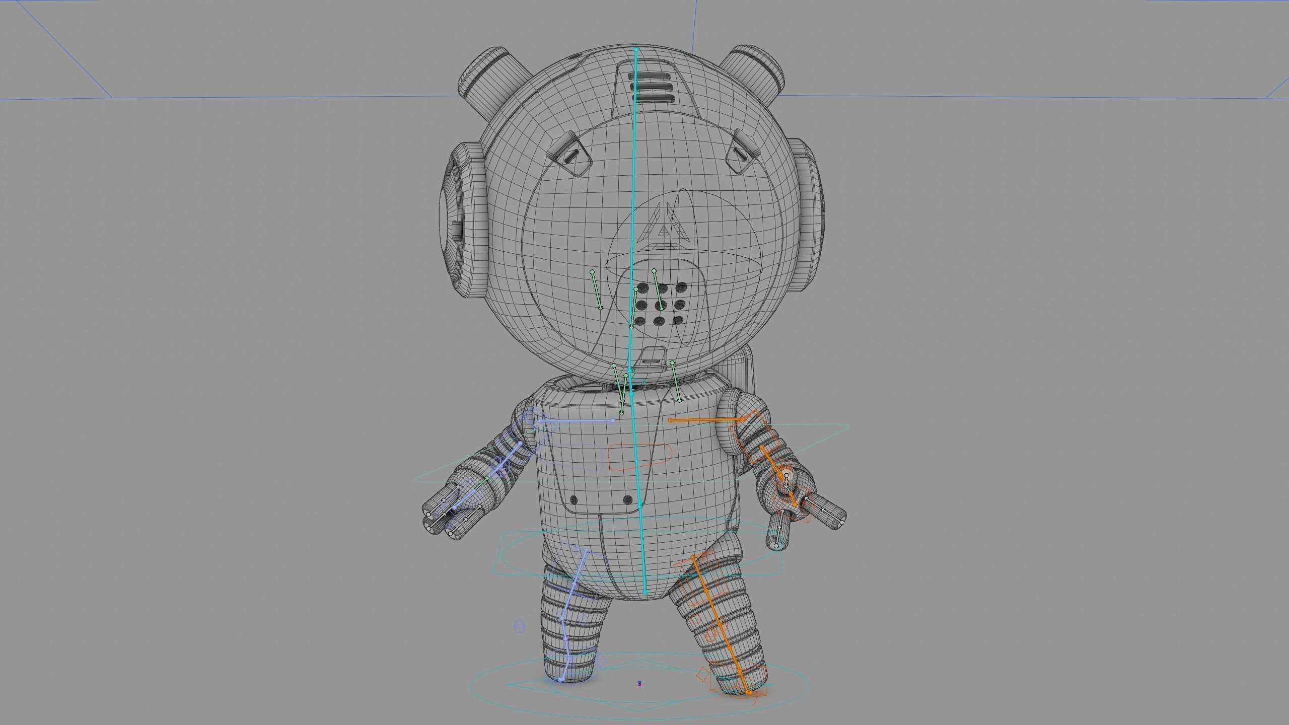 TOON BOT ECHO Rigged for Unreal Engine - Unity - MIXAMO 3D model_40