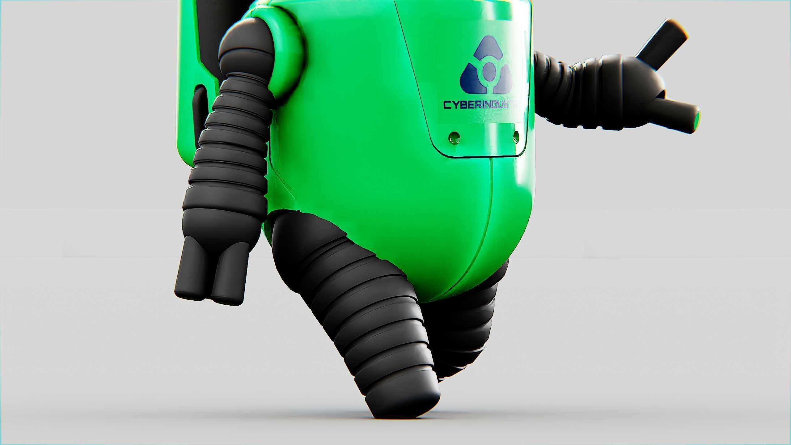 TOON BOT ECHO Rigged for Unreal Engine - Unity - MIXAMO 3D model_19