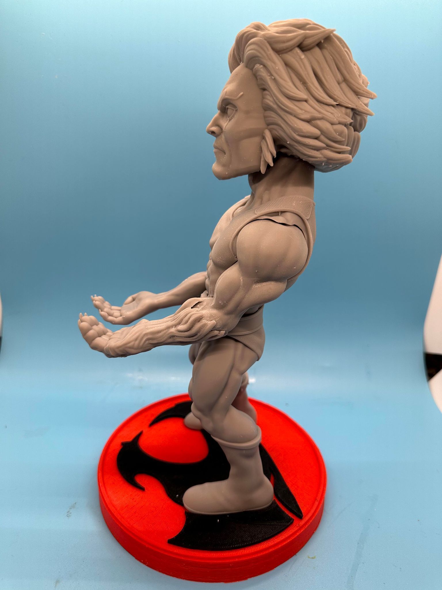 Lion Thundercats joystick holder 3D print model_3