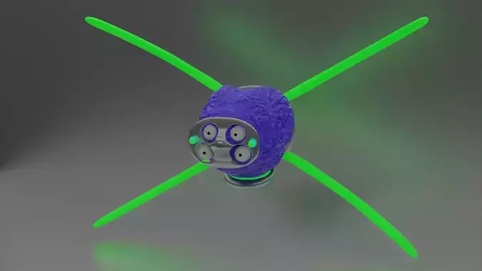 Brain Alien 3D model