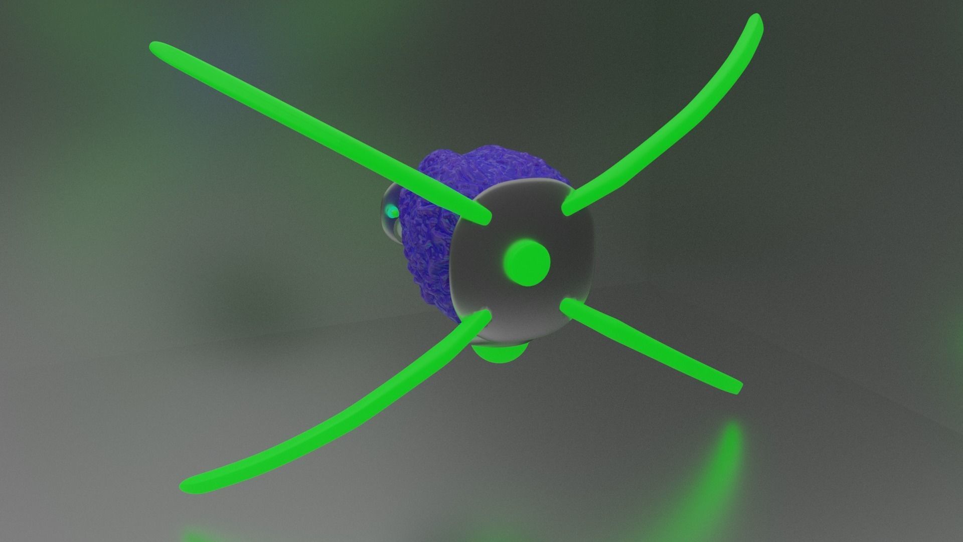 Brain Alien 3D model_2