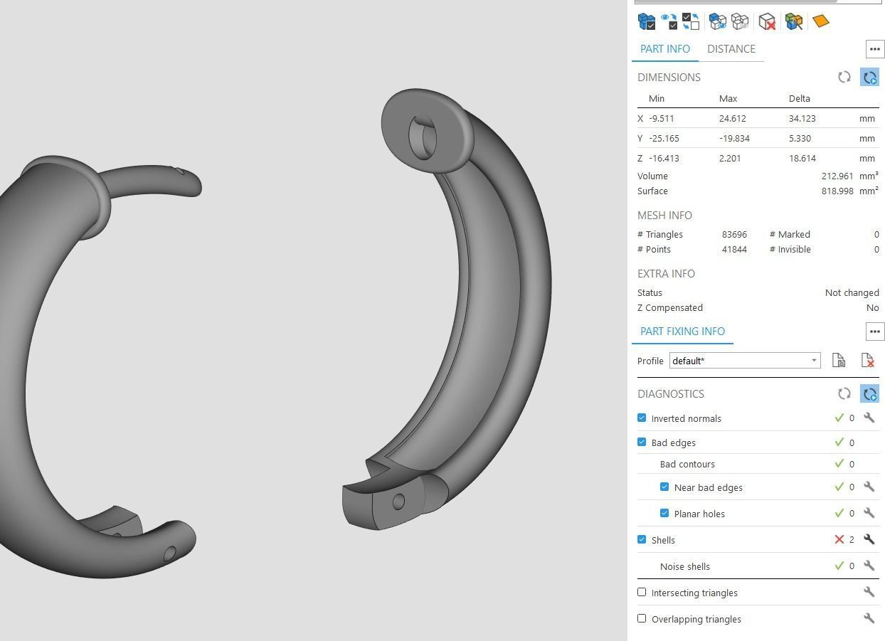 Hoop Earrings 5mm width 5 sizes 3D print model_19