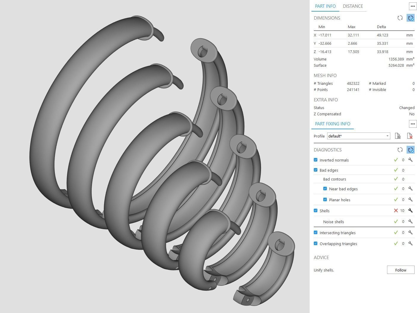 Hoop Earrings 5mm width 5 sizes 3D print model_15