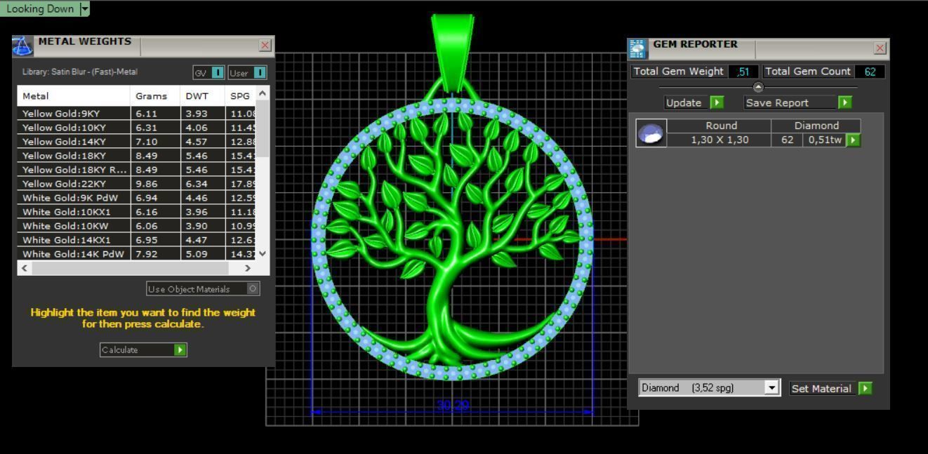 Tree of Life Necklace 3D print model_5