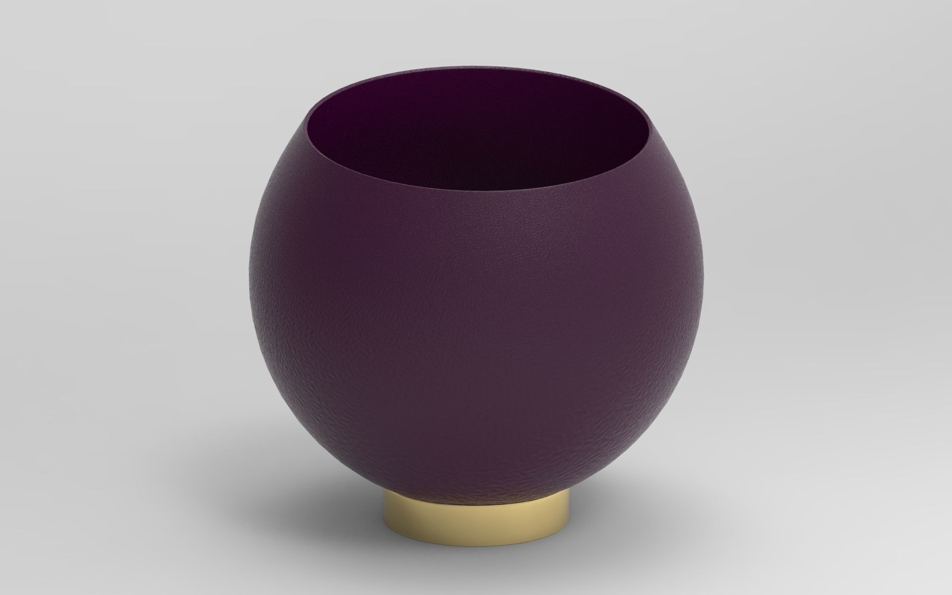 Sral Flower Pot Low-poly 3D model_4