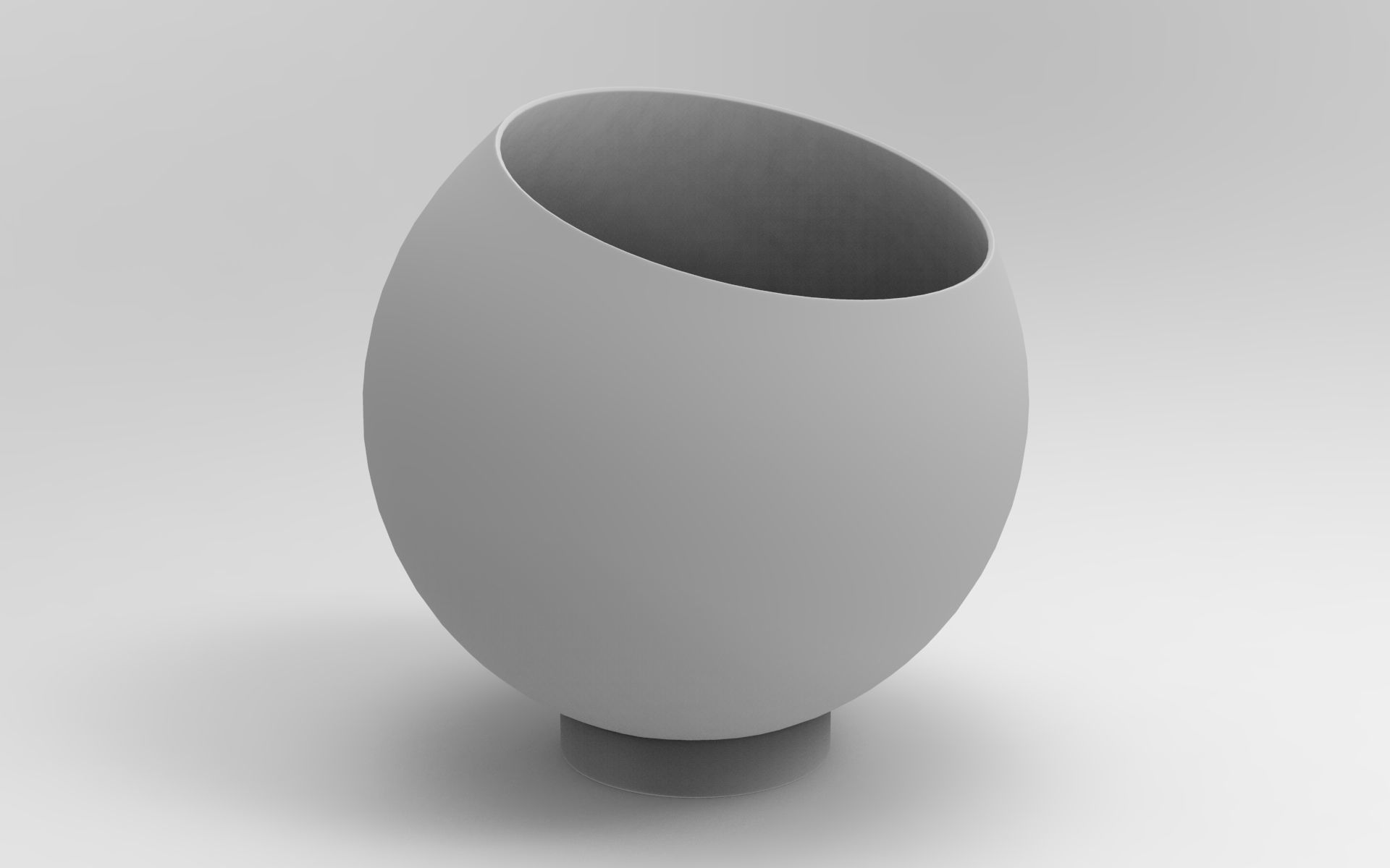 Sral Flower Pot Low-poly 3D model_7