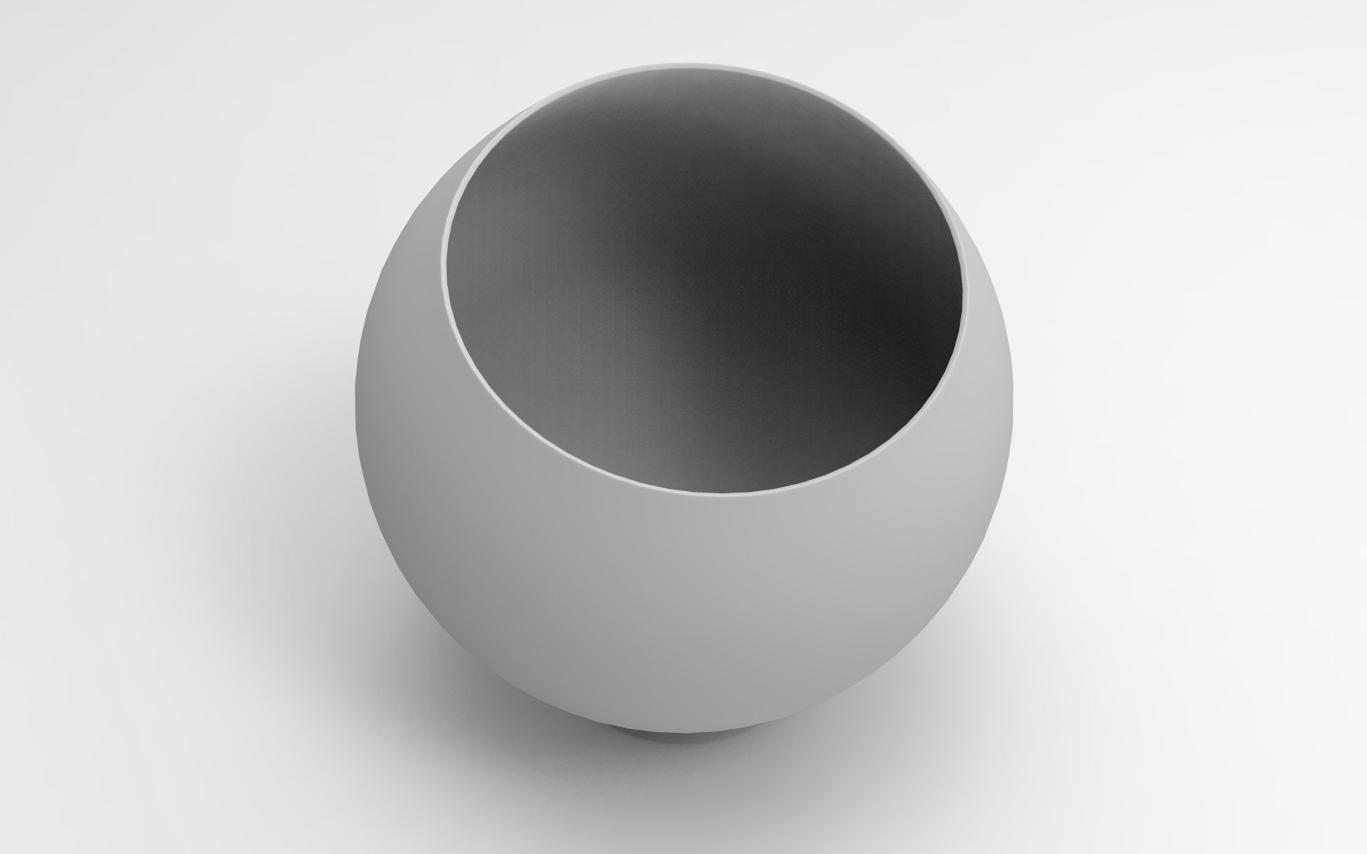 Sral Flower Pot Low-poly 3D model_8