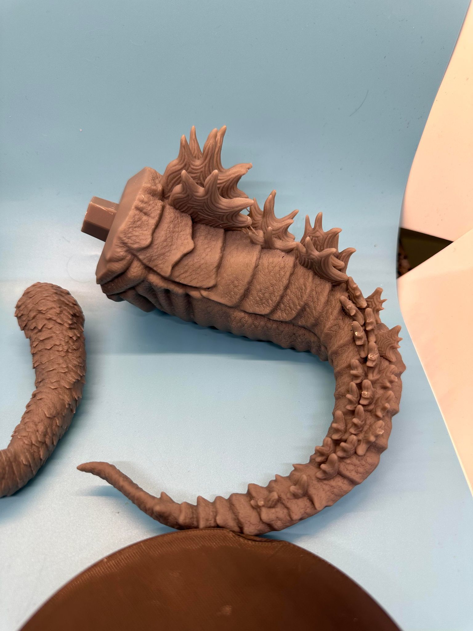 Godzilla joystick holder  3D print model_7