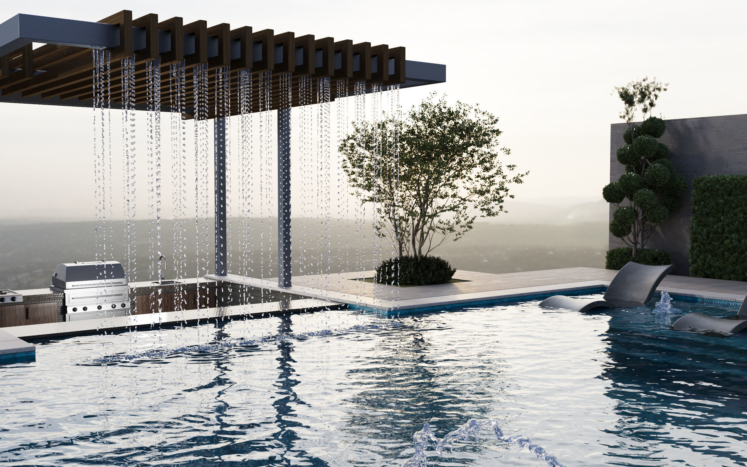 Swimming Pool 11 3D model_6