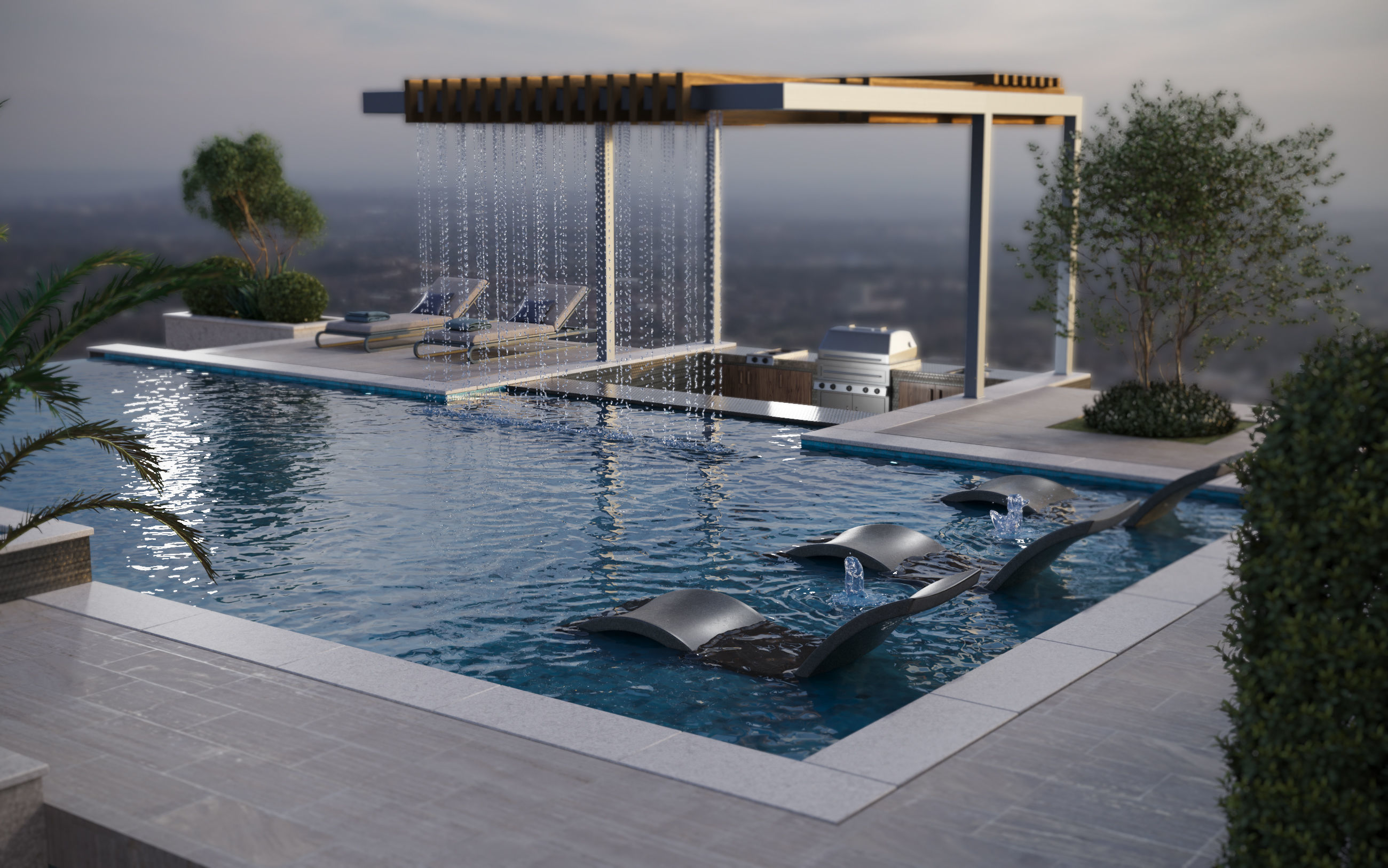 Swimming Pool 11 3D model_14