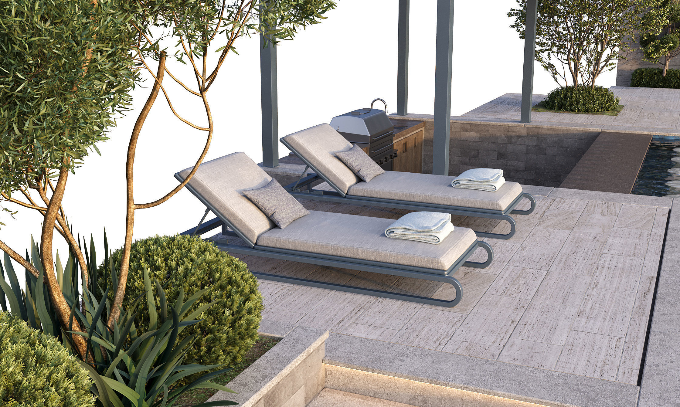 Swimming Pool 11 3D model_18