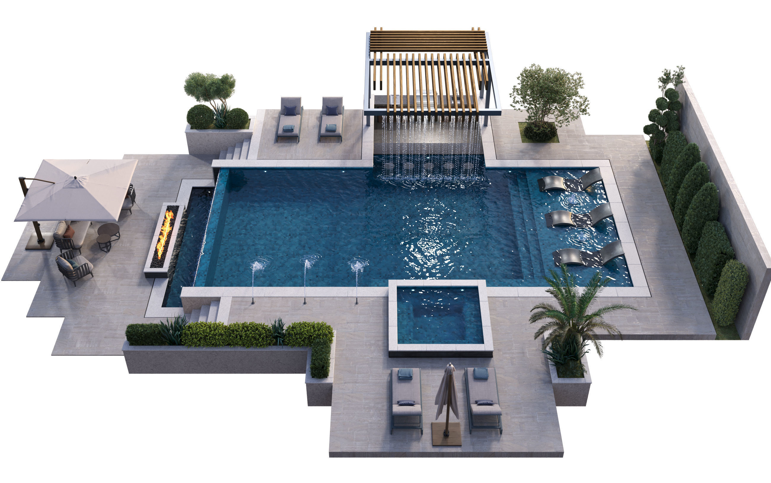 Swimming Pool 11 3D model_20