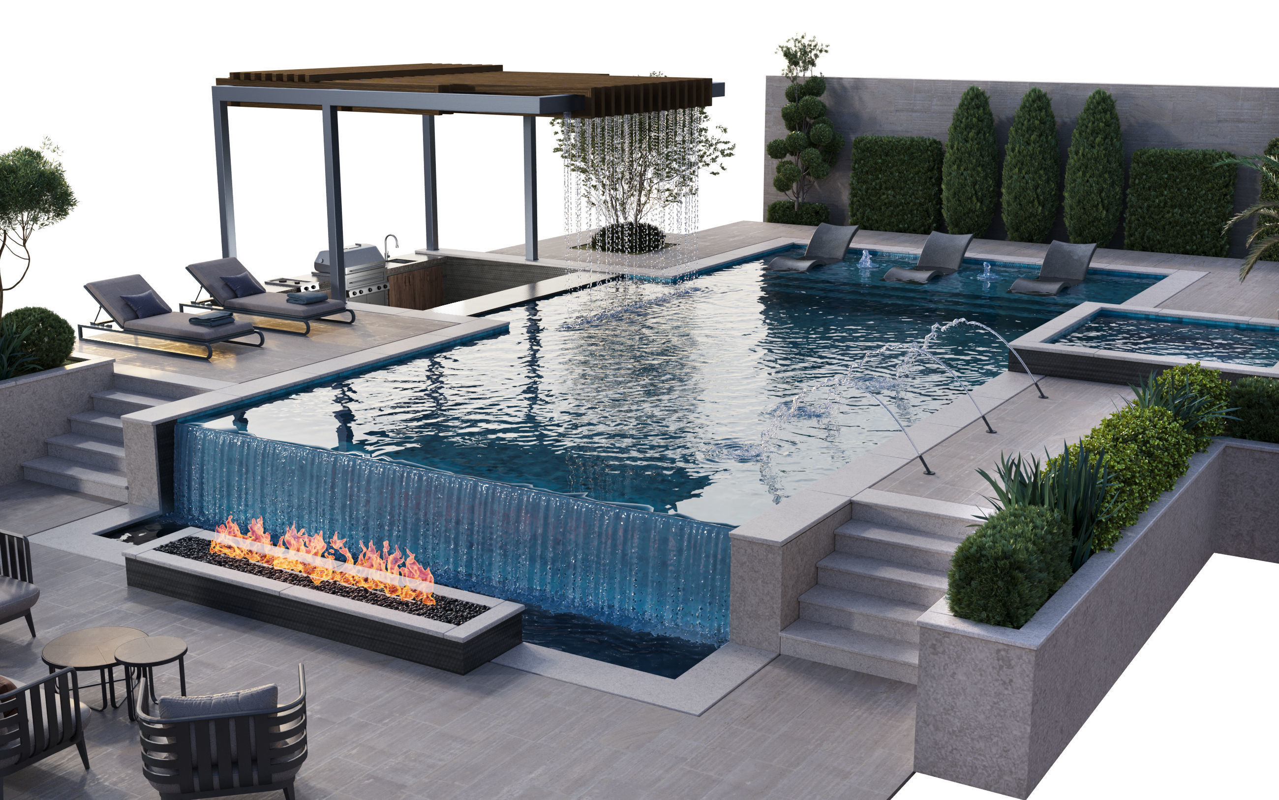 Swimming Pool 11 3D model_3