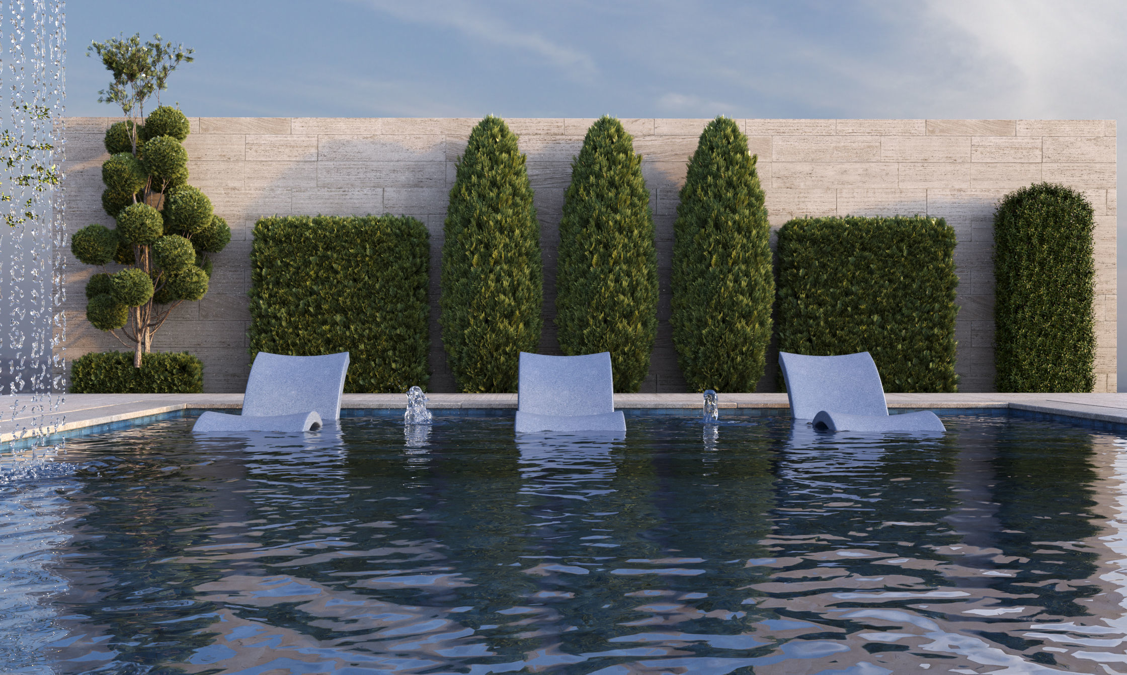 Swimming Pool 11 3D model_19