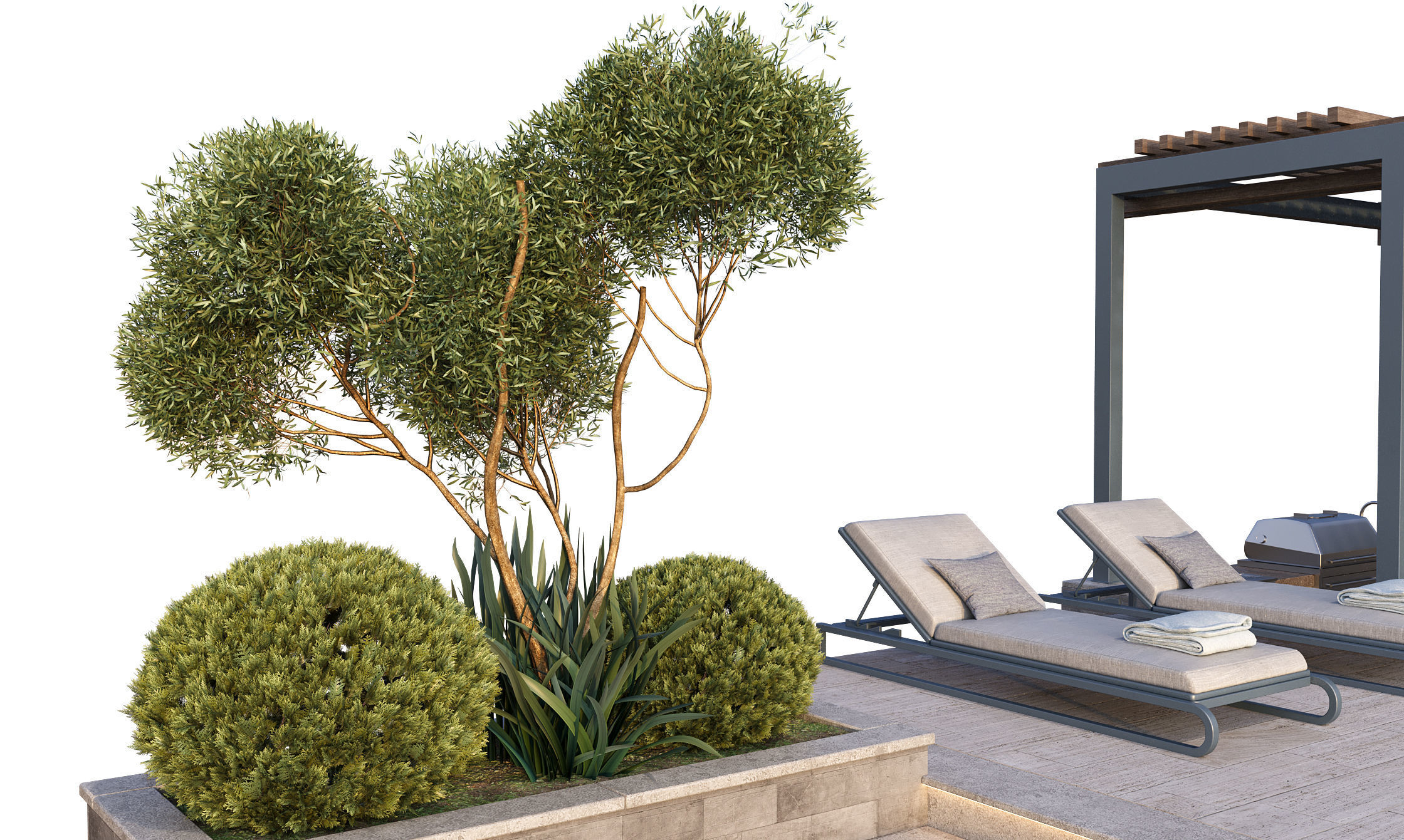 Swimming Pool 11 3D model_17