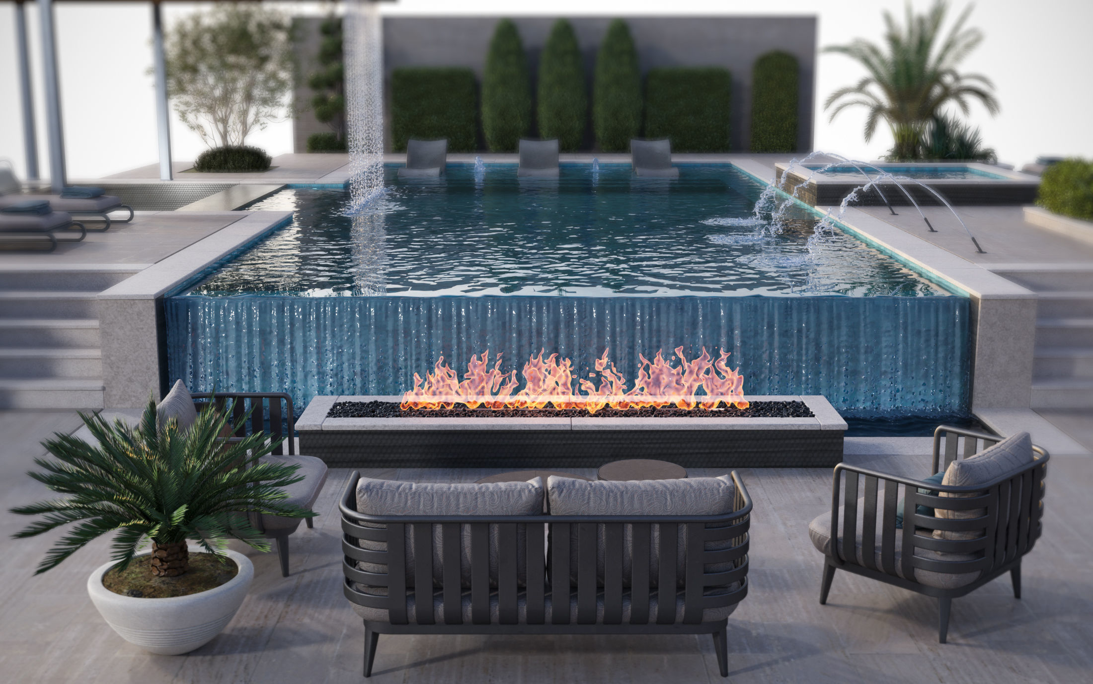 Swimming Pool 11 3D model_4