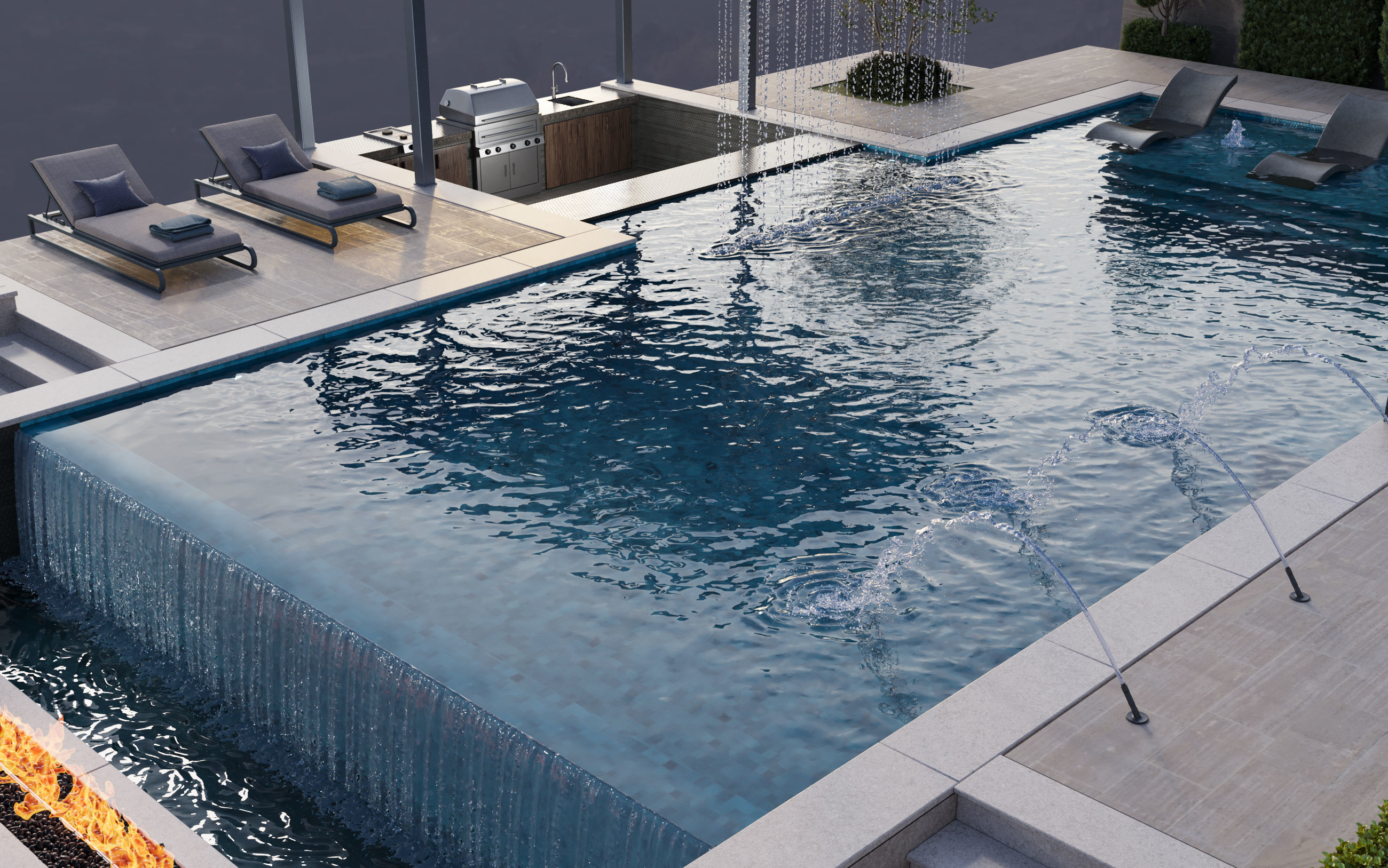 Swimming Pool 11 3D model_5