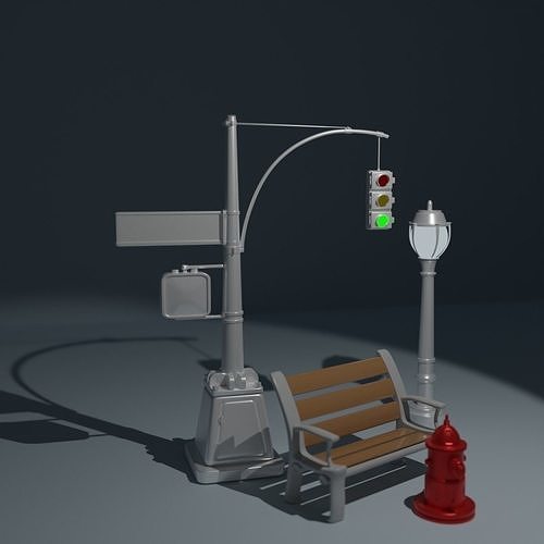 street view Free 3D model