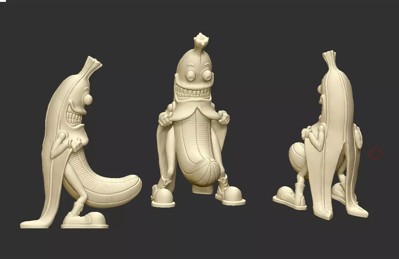 banana 1 3D print model_0