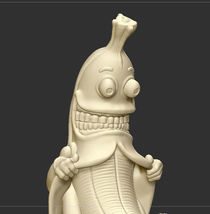 banana 1 3D print model_1