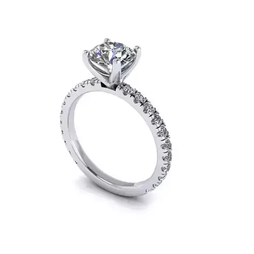Solitaire Women Diamond Fashion Ring R45