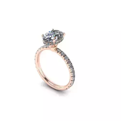 Solitaire Women Diamond Engagement Ring R106