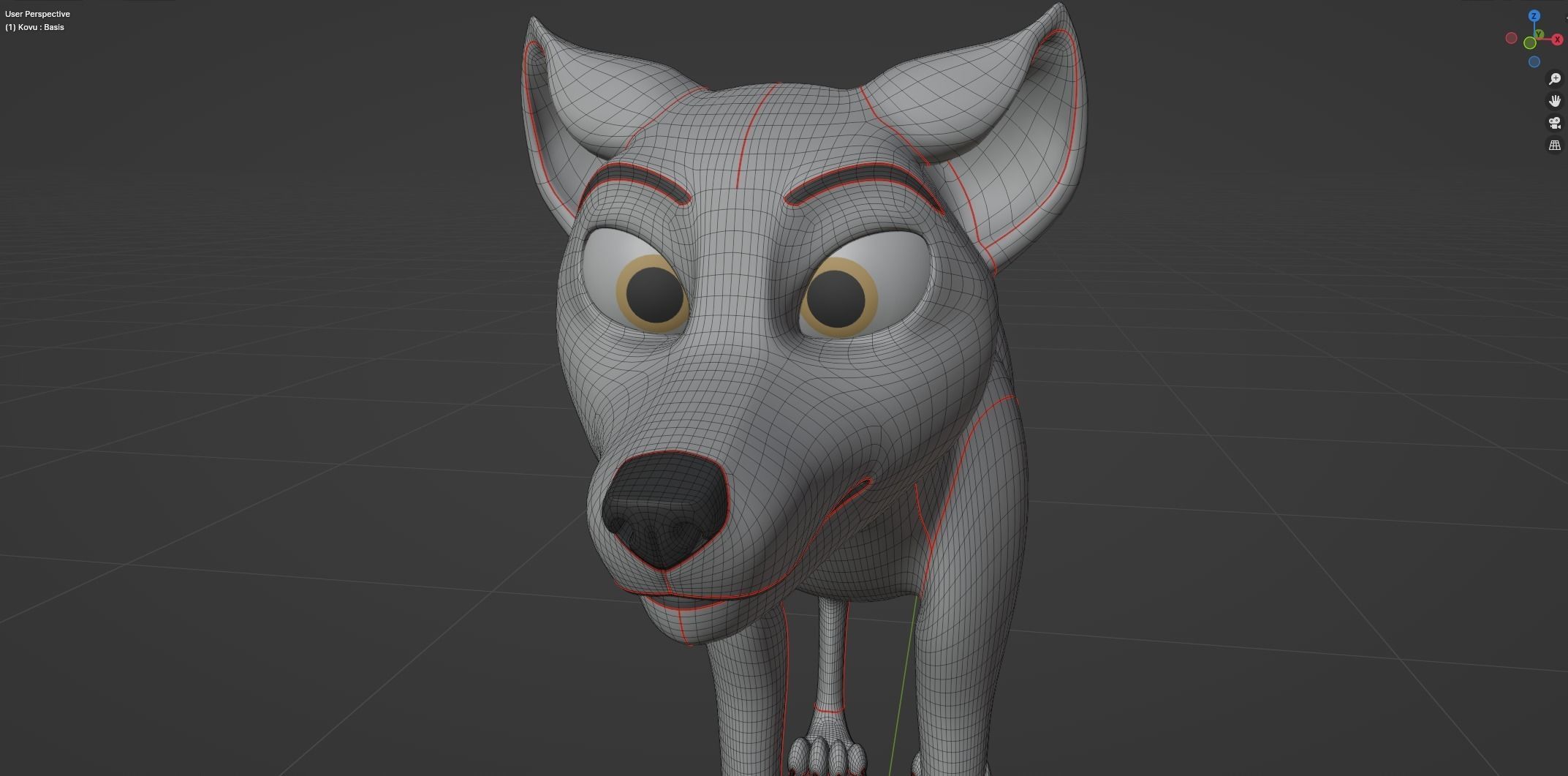 Kovu Wolf 3D model_47