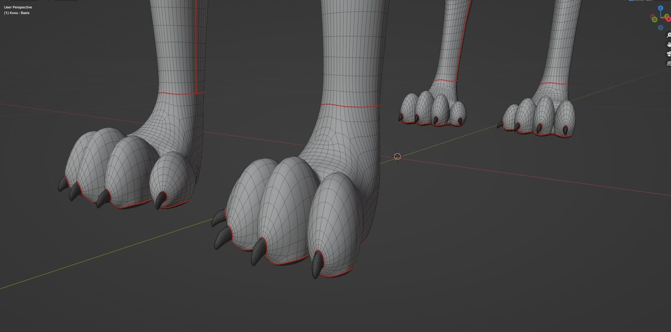 Kovu Wolf 3D model_52