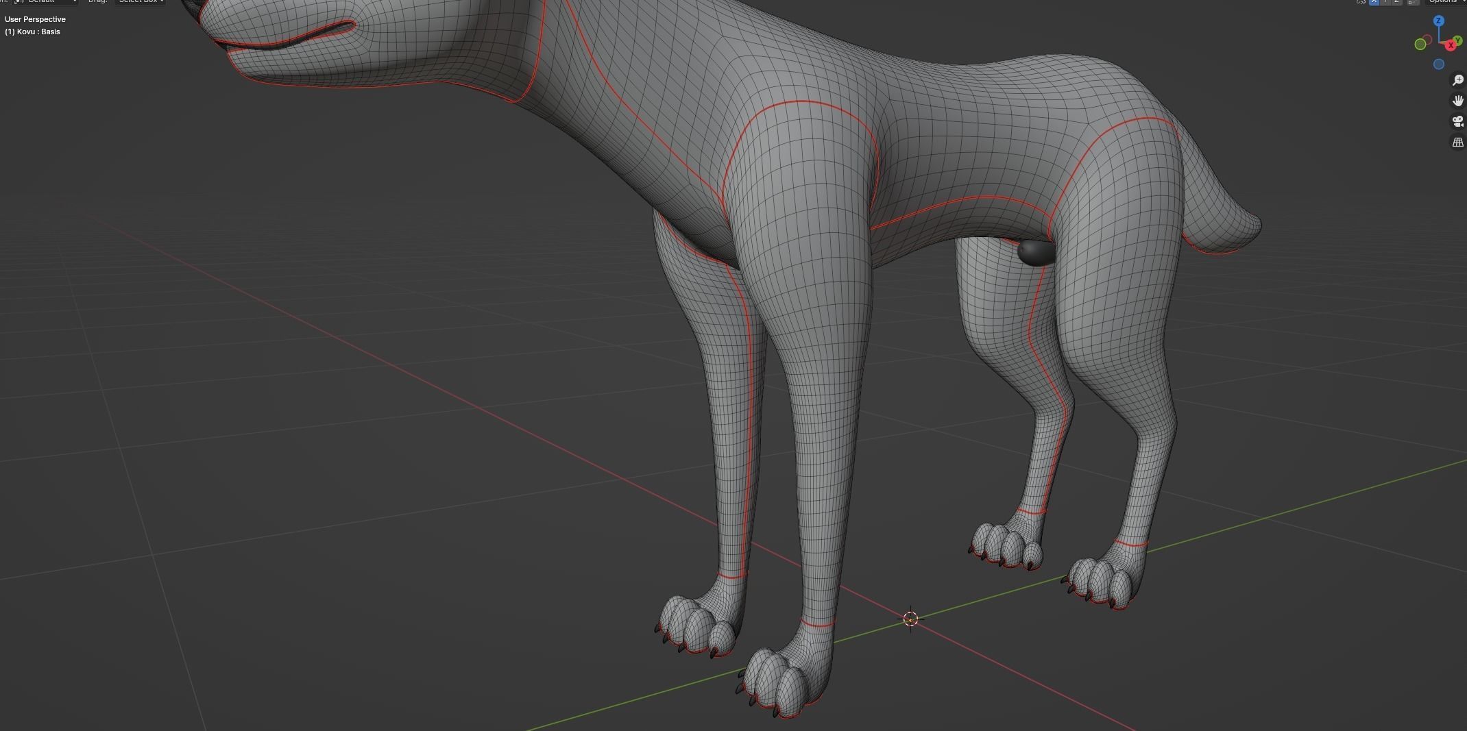 Kovu Wolf 3D model_49