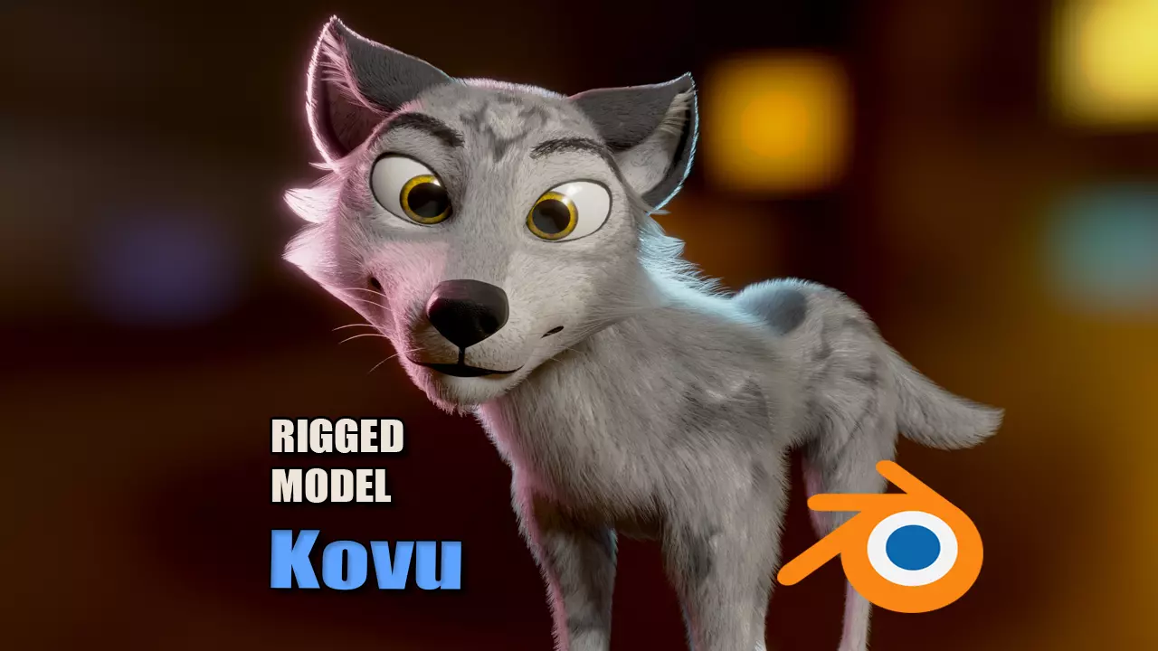 Kovu Wolf 3D model_0
