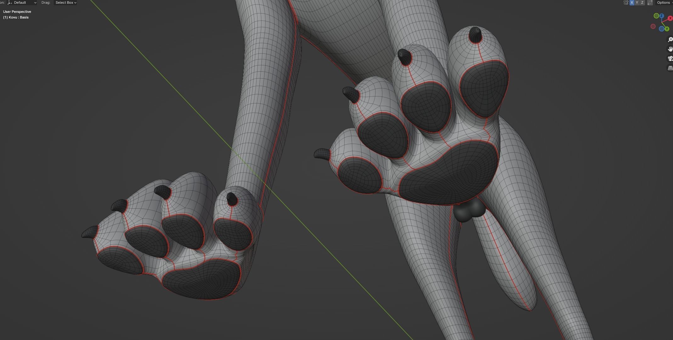 Kovu Wolf 3D model_53