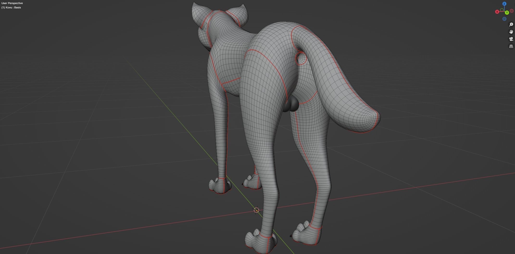 Kovu Wolf 3D model_50