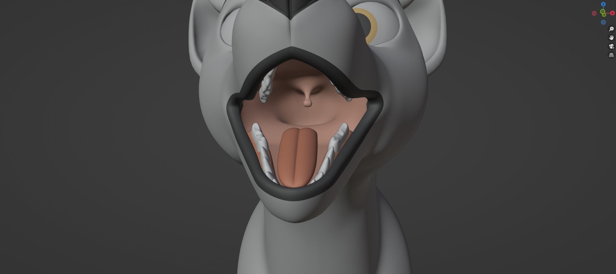 Kovu Wolf 3D model_59