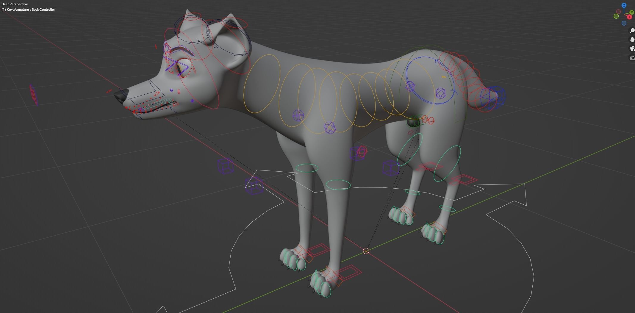 Kovu Wolf 3D model_33