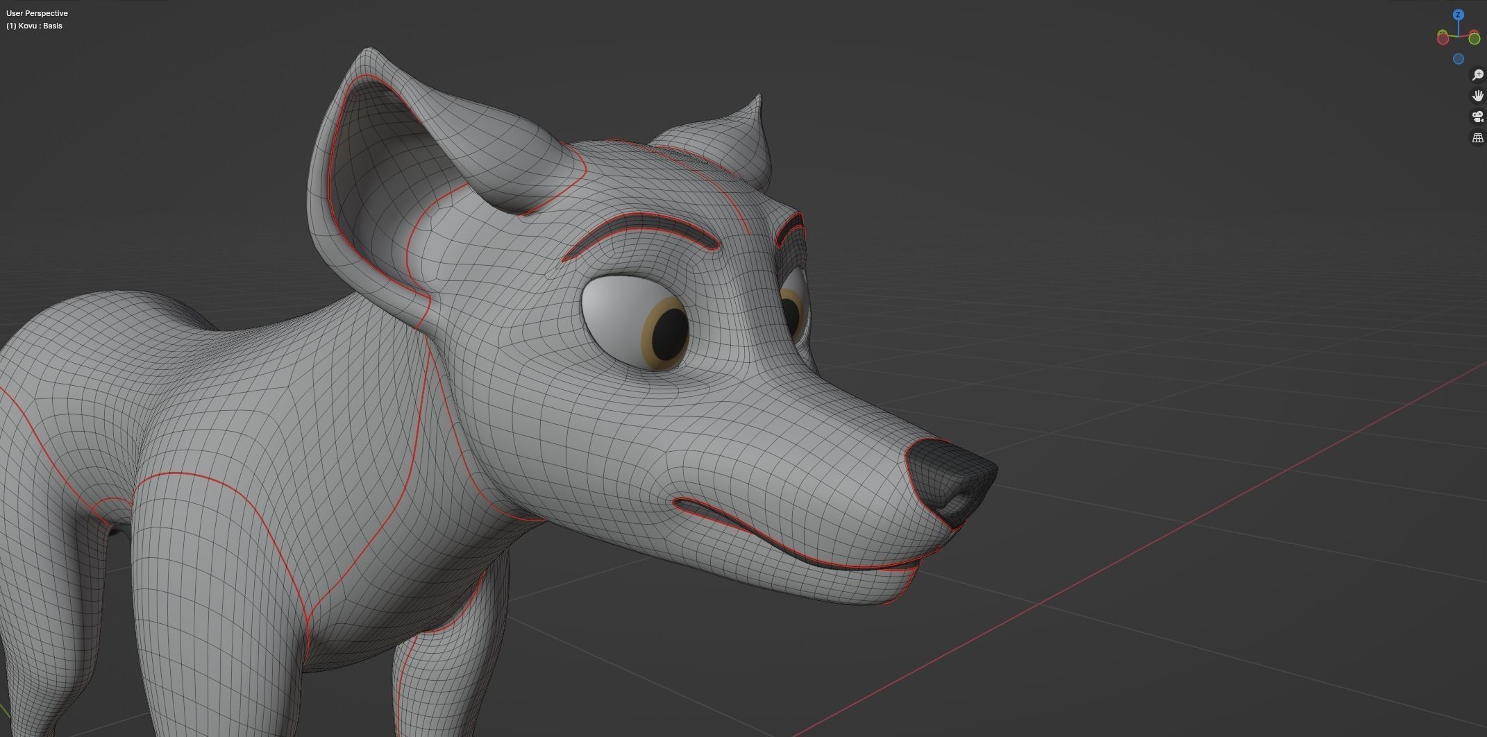 Kovu Wolf 3D model_48