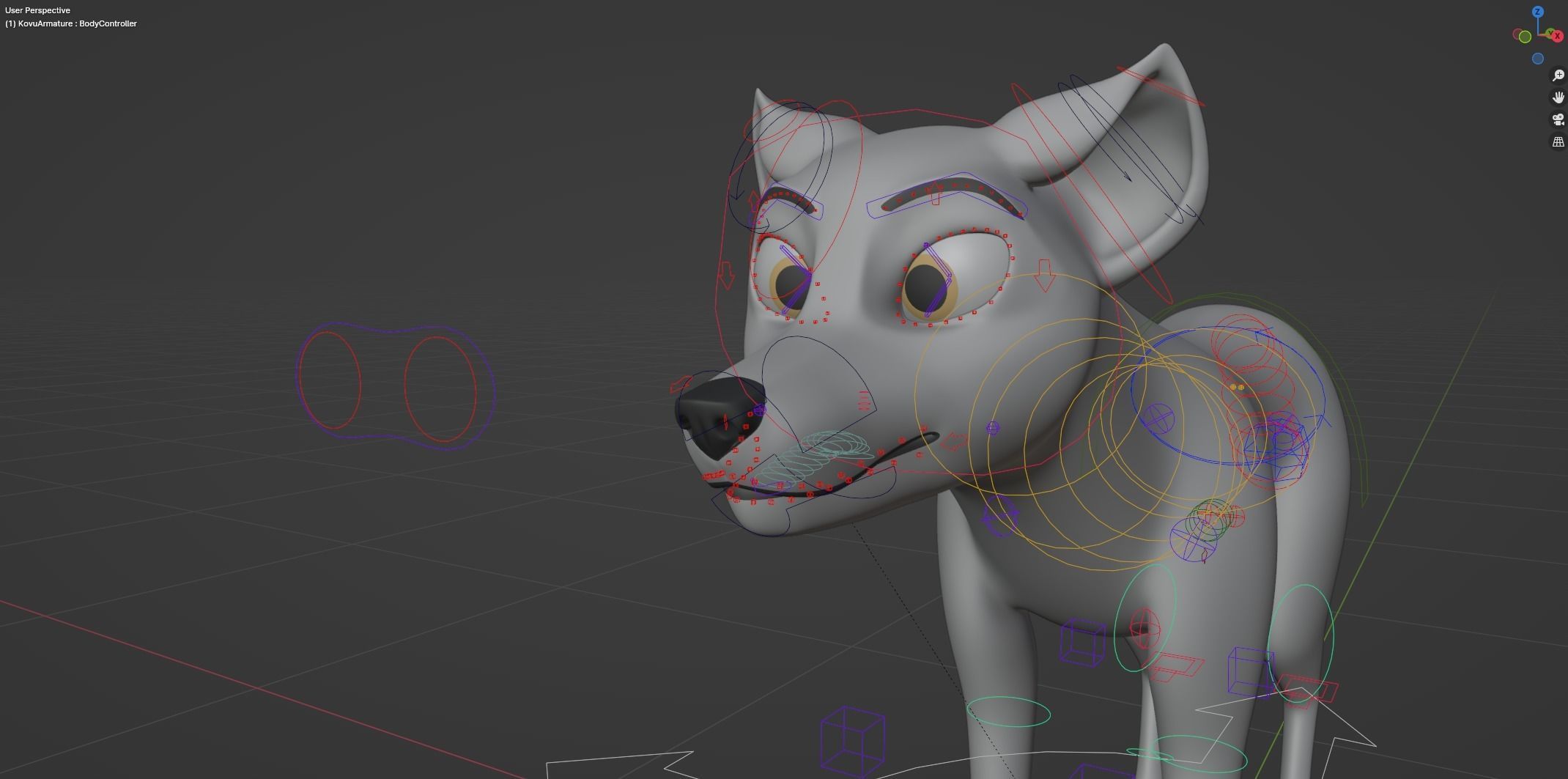 Kovu Wolf 3D model_37