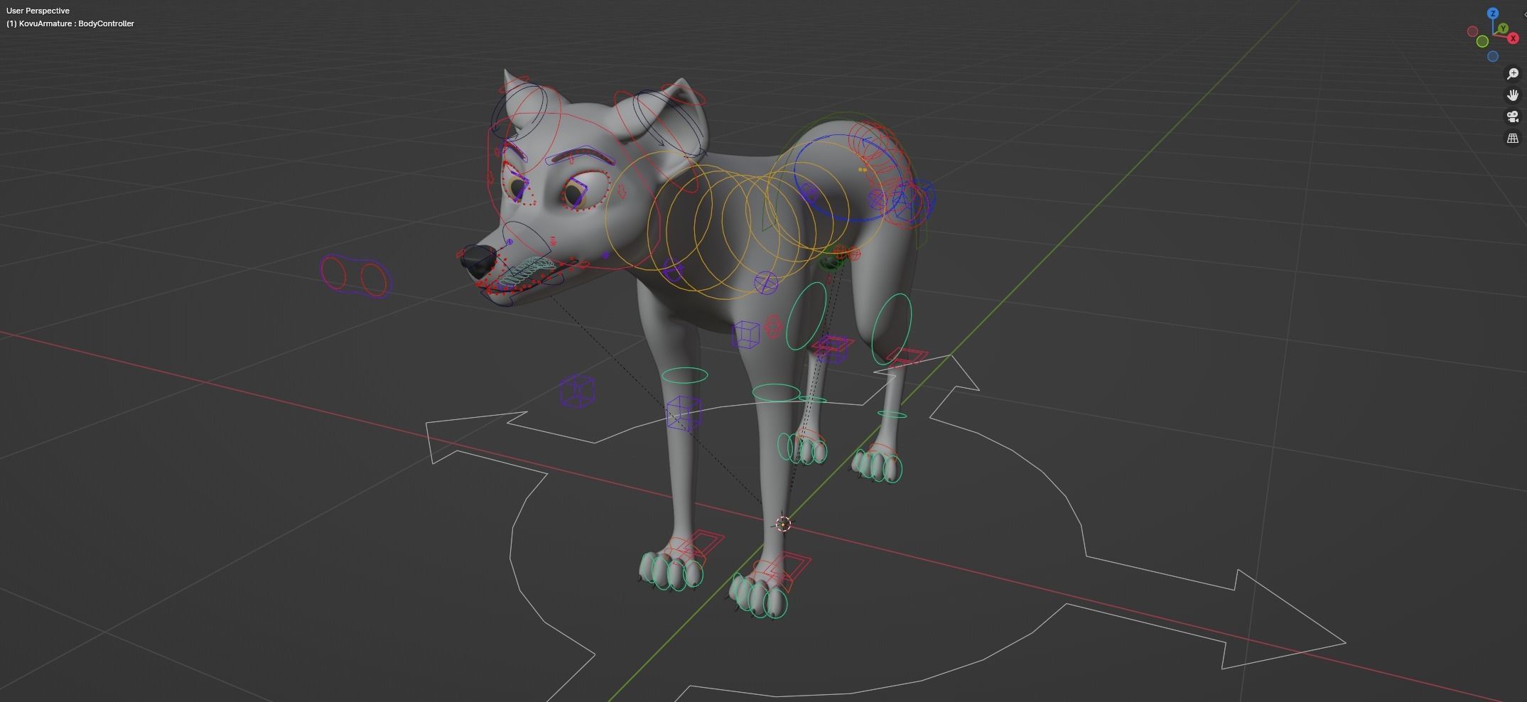 Kovu Wolf 3D model_32