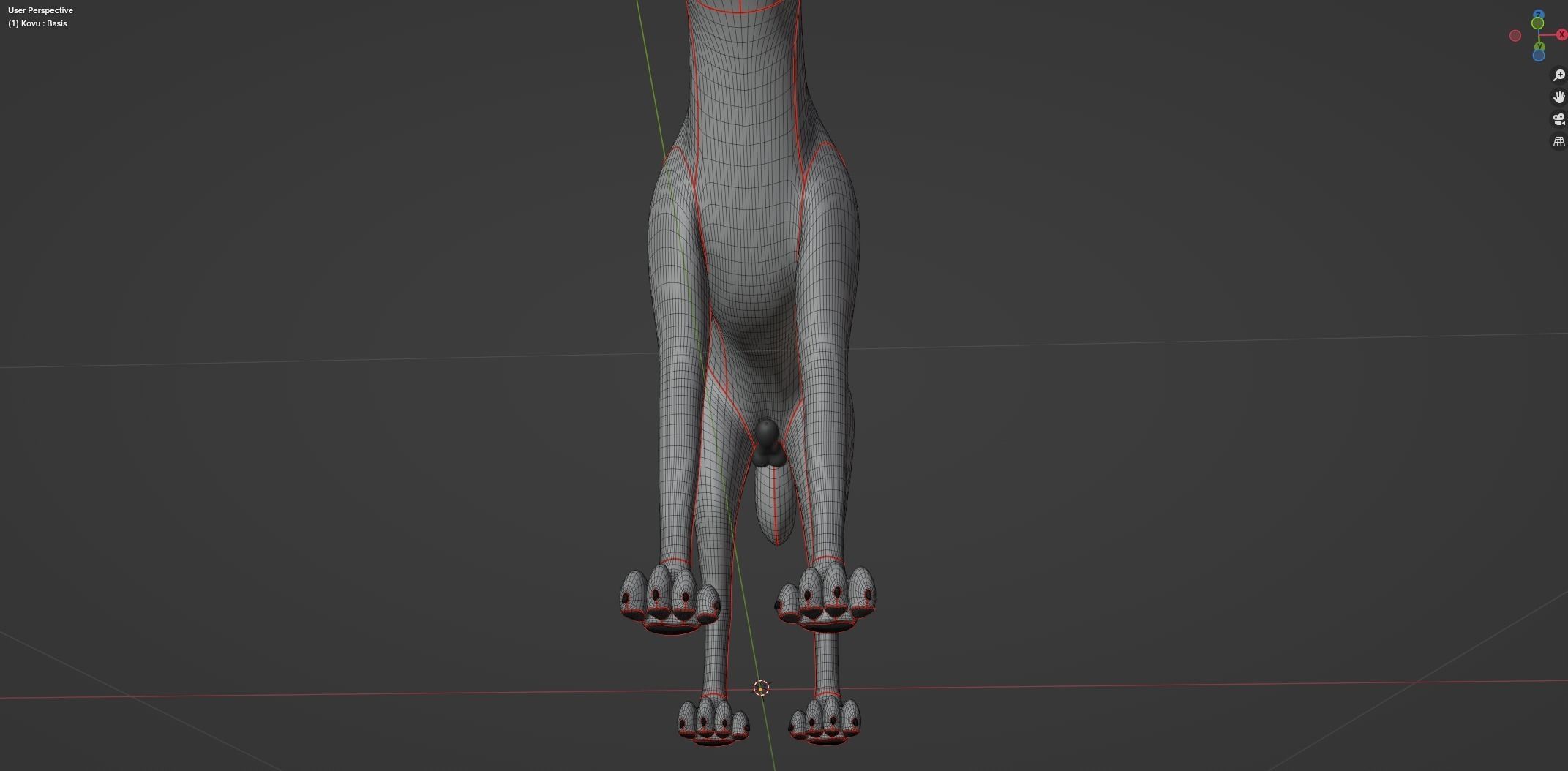 Kovu Wolf 3D model_51