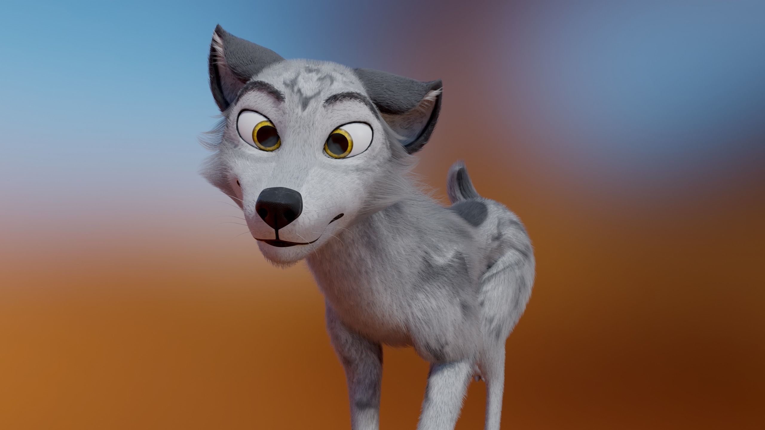 Kovu Wolf 3D model_15