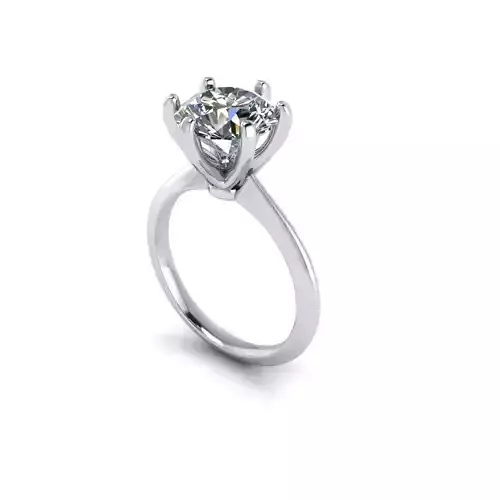 Solitaire Women Diamond Wedding Ring R108