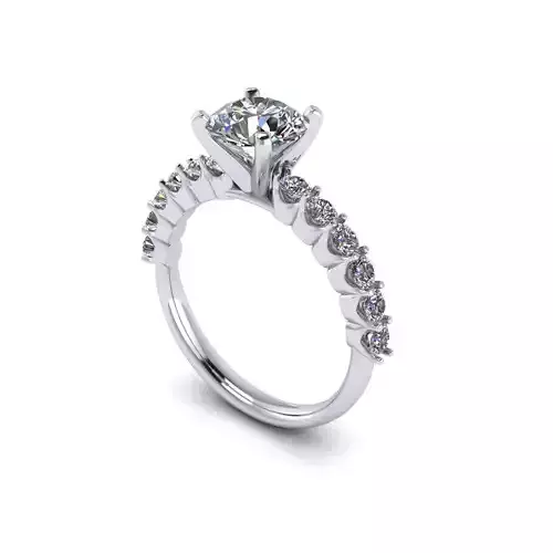 Diamond Women Wedding Ring R109