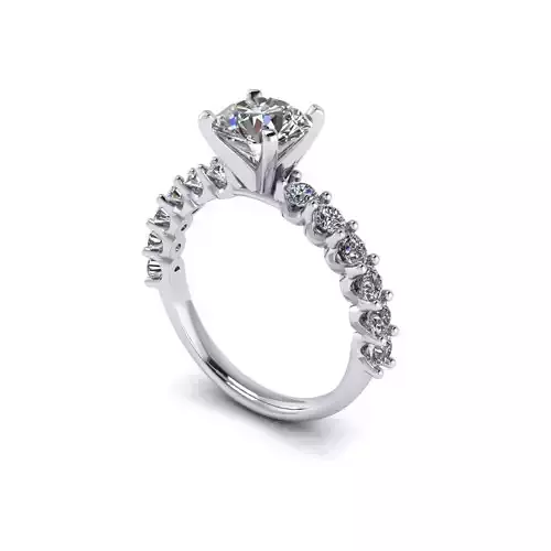 Diamond Women Engagement Ring R57