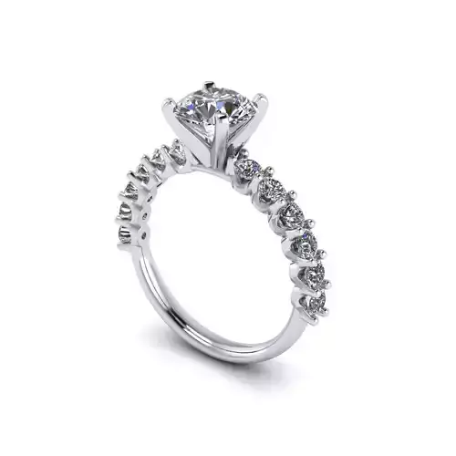 Diamond Engagement Ring R49