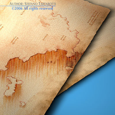 Treasure Map 3D model_4