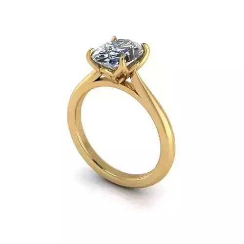 Solitaire Diamond Wedding Ring R103